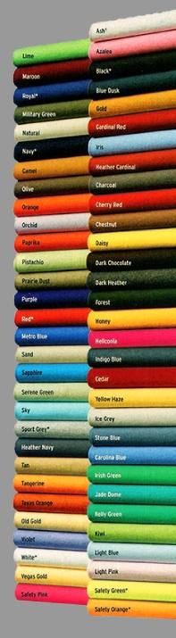 TShirtcolours